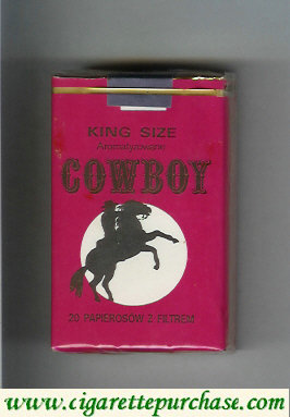 Cowboy king size red cigarettes